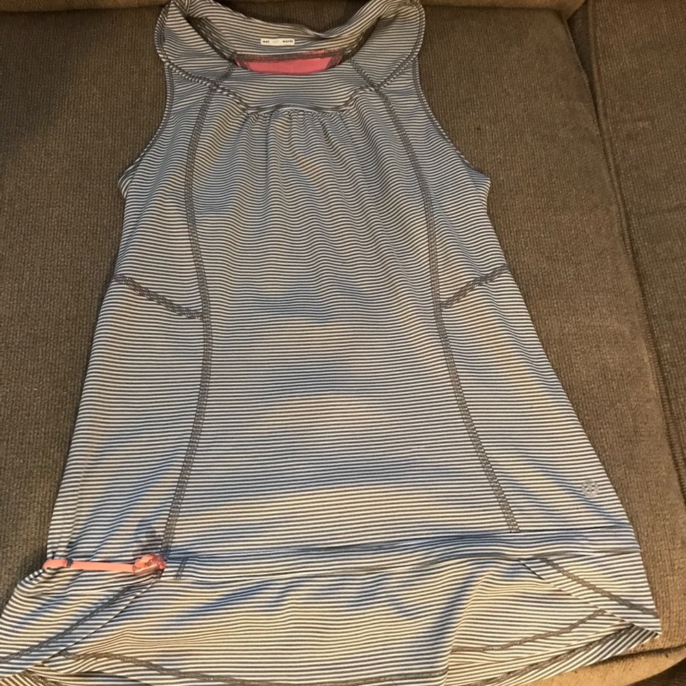 Lululemon Scoop Ruched Cinch Toggle Racerback Tank